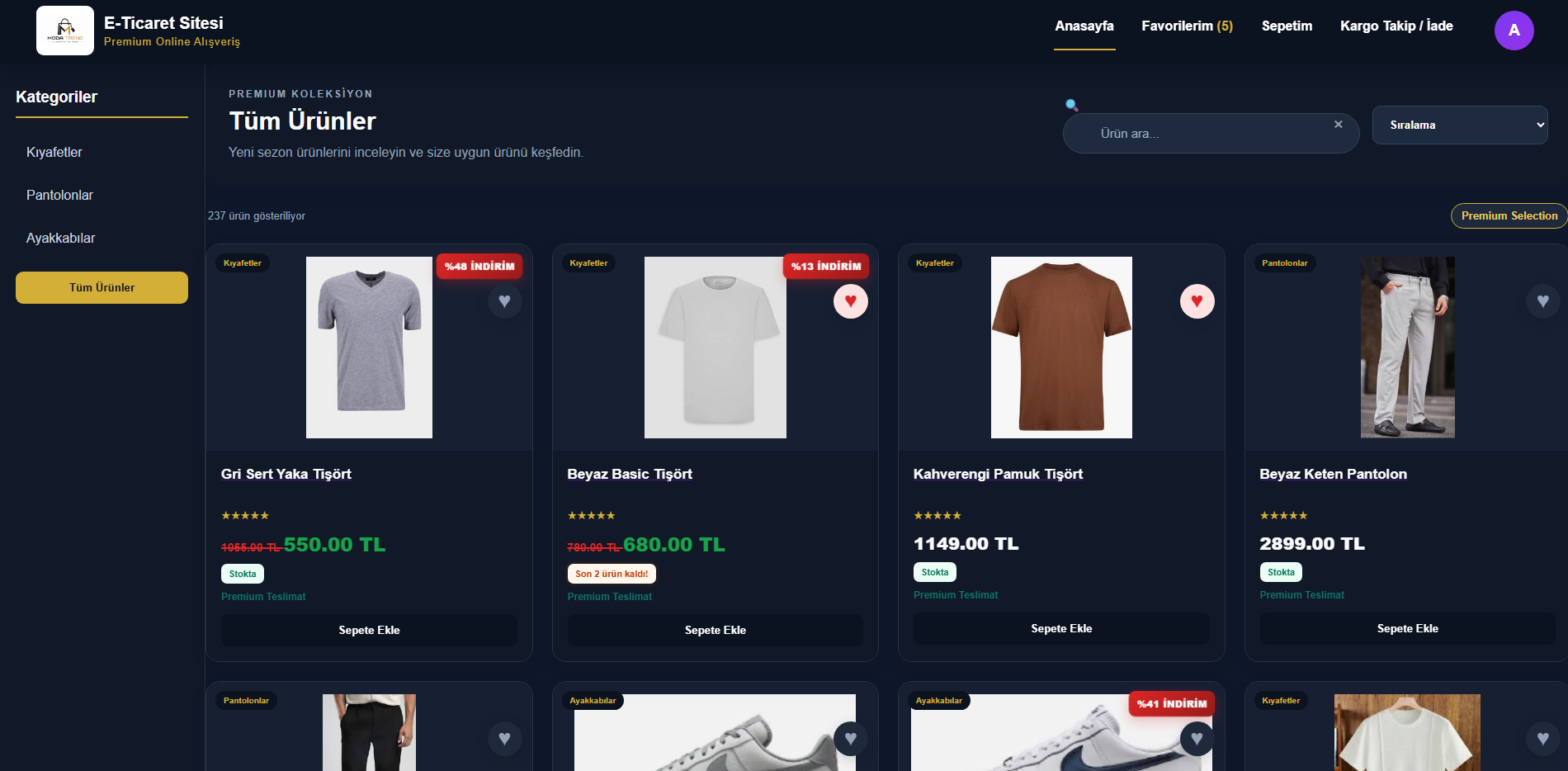 E-Commerce Web Application